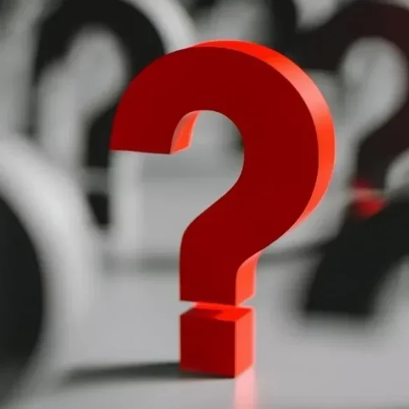 C2C Faq P1 Opt 1 A field of question marks with one standing out in the centre